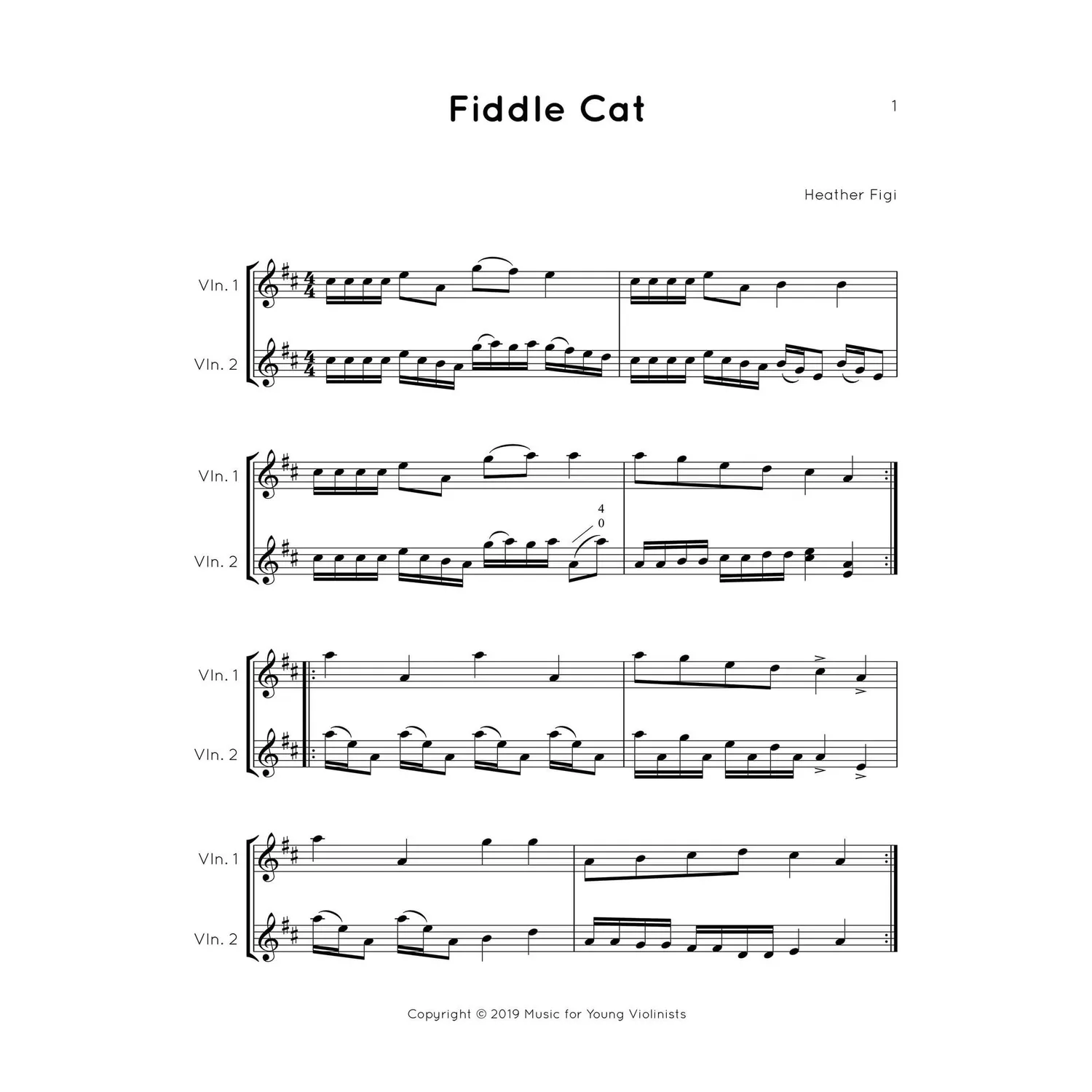 Shar Figi Fiddle Duets Noten 2 Violinen Download 28 S.