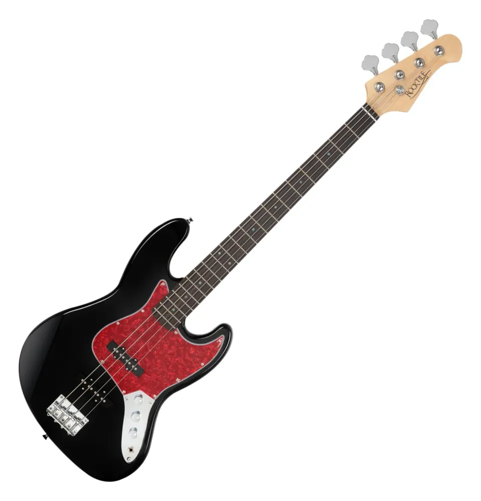 Rocktile Pro JB-30BK E-Bass Black Deluxe
