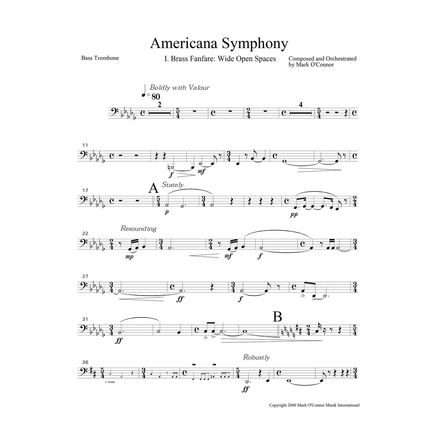 Mark O'Connor Americana Symphony Blechstimmen Download