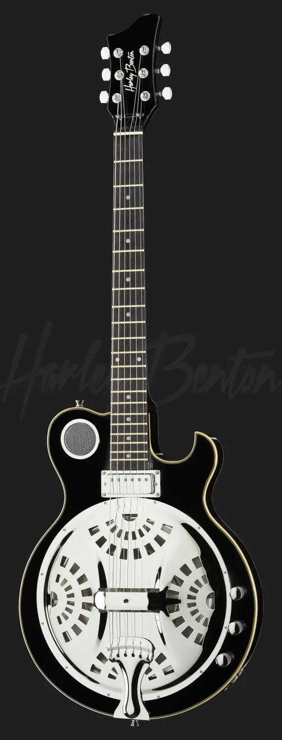 Harley Benton Custom Line ResoKing BK Resonatorgitarre