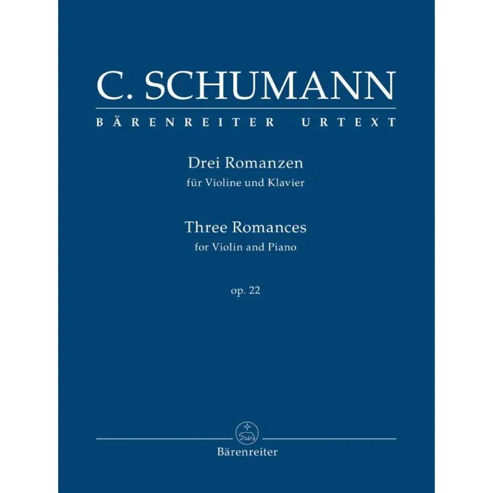 Shar Music Schumann Three Romances op. 22 Noten Violine Klavier Urtext