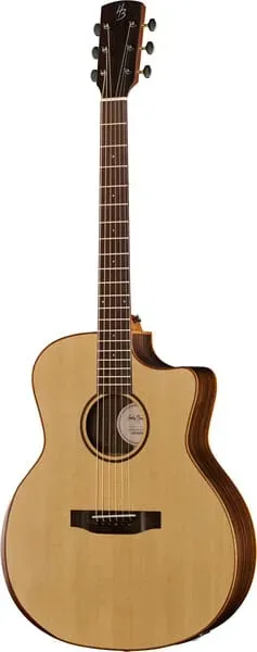 Harley Benton Custom Line CLG-70ASR CE Westerngitarre Natur vollmassiv