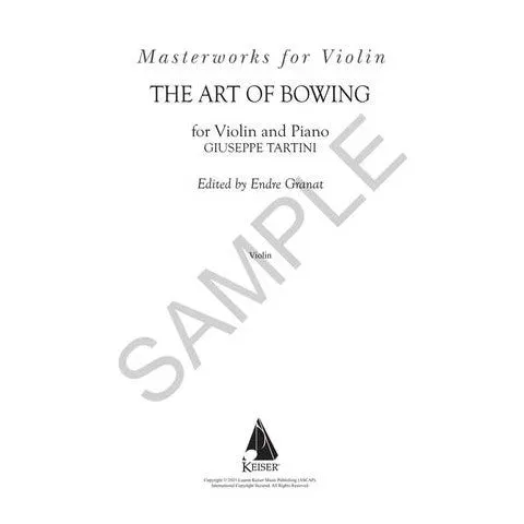 Tartini Art of Bowing Noten Geige Klavier Corelli