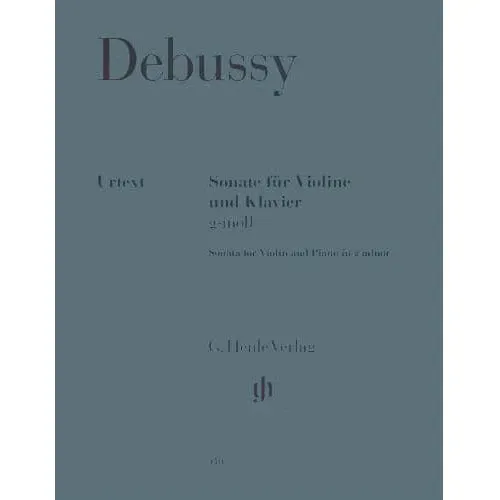 Henle Debussy Sonate g-Moll Violine Klavier Urtext
