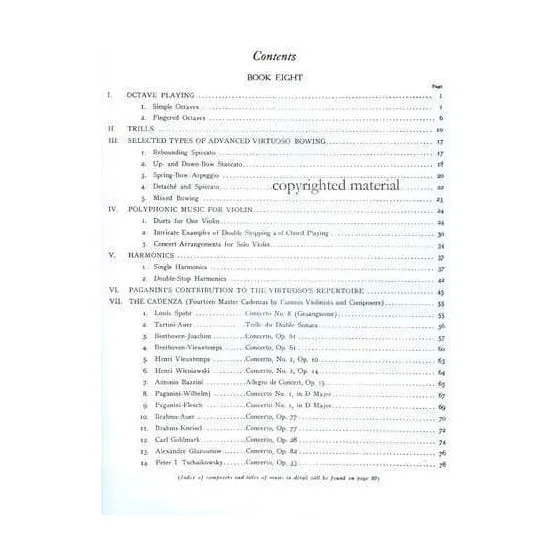 Auer Graded Course Buch 8 Violine Noten Fischer Virtuos