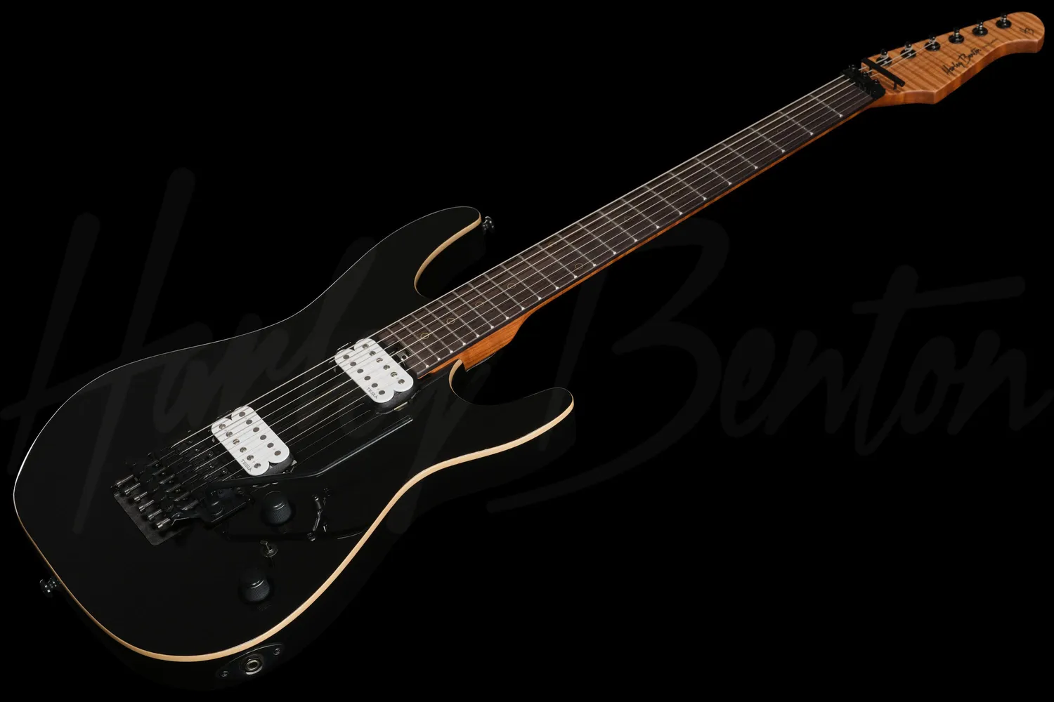 Harley Benton Progressive Fusion-IV HH RW FR BM E-Gitarre Floyd Rose
