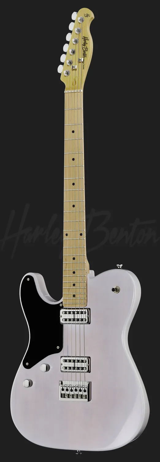 Harley Benton TE-90FLT LH E-Gitarre Vintage White