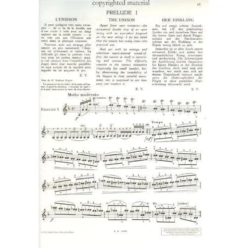 Shar Music Ysaÿe 10 Préludes op. 35 Noten Violine solo