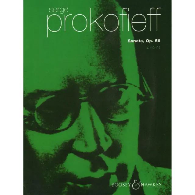 Prokofiev Sonata Op 56 Noten für zwei Violinen