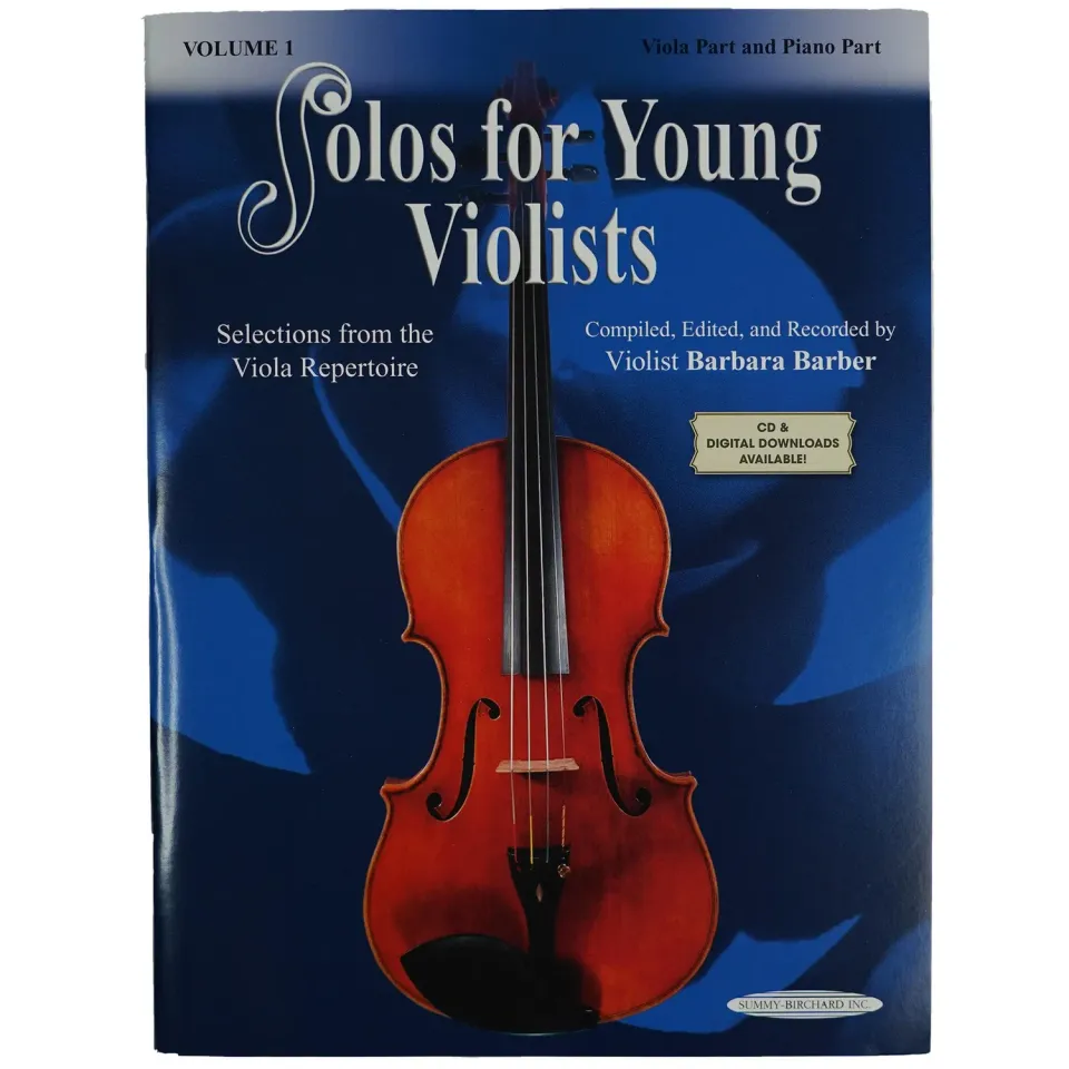 Barber Solos for Young Violists Vol.1 Bratschennoten Klavier