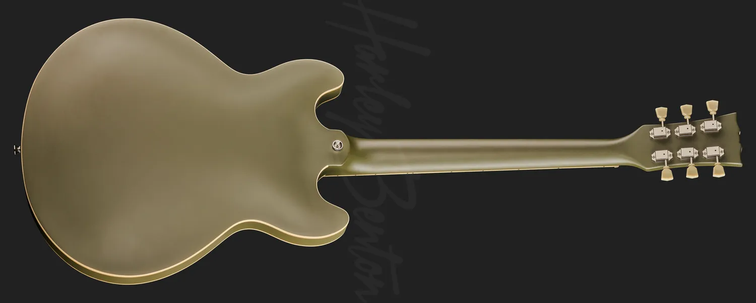 Harley Benton HB-35Plus Tremolo E-Gitarre Olive Drab