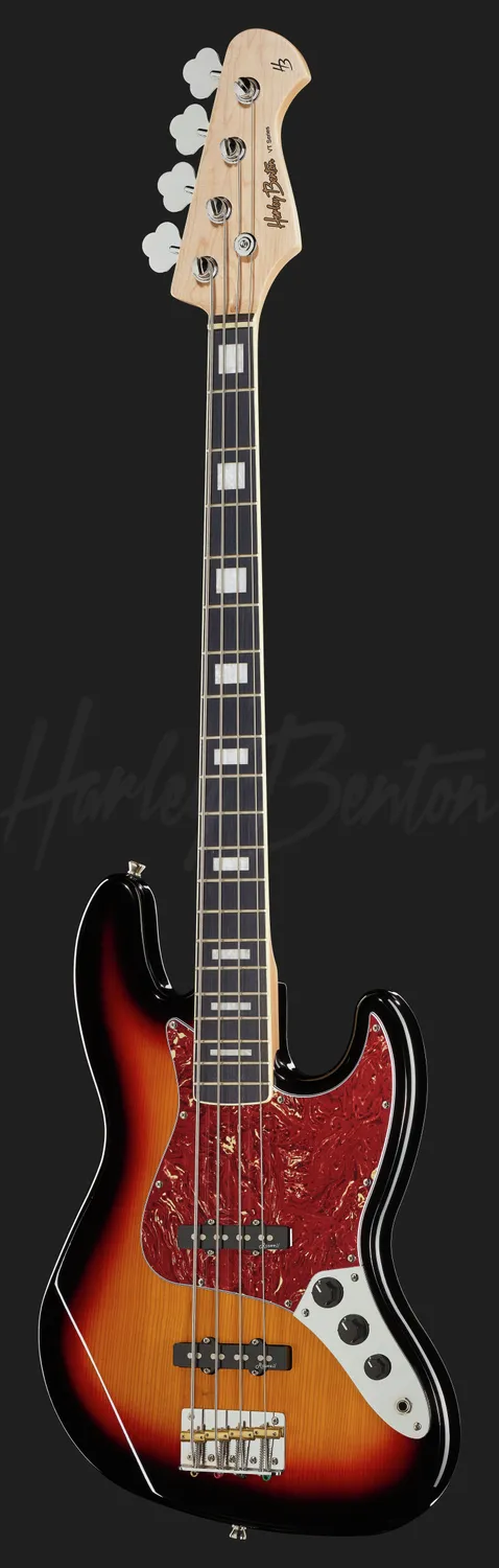 Harley Benton JB-75 SB E-Bass 3-Tone Sunburst