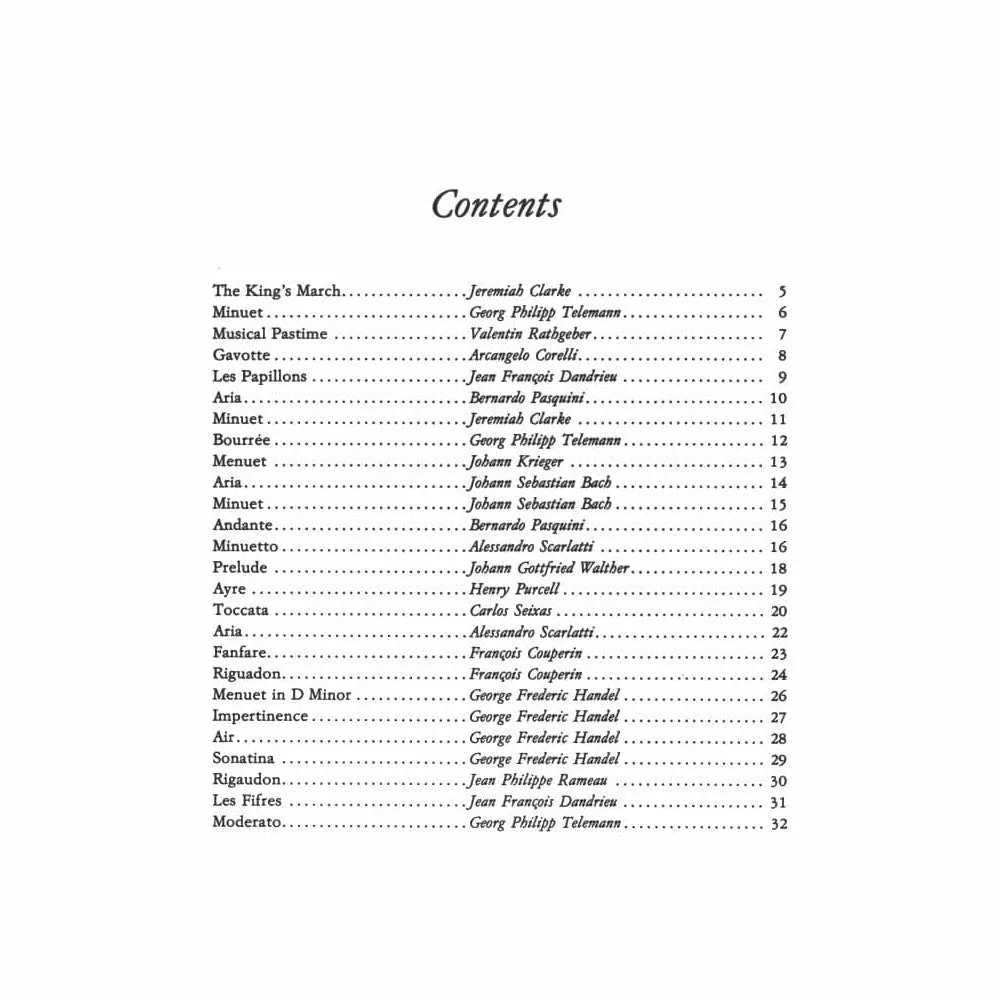 Summy-Birchard Easy Baroque Duets Noten 2 Violinen
