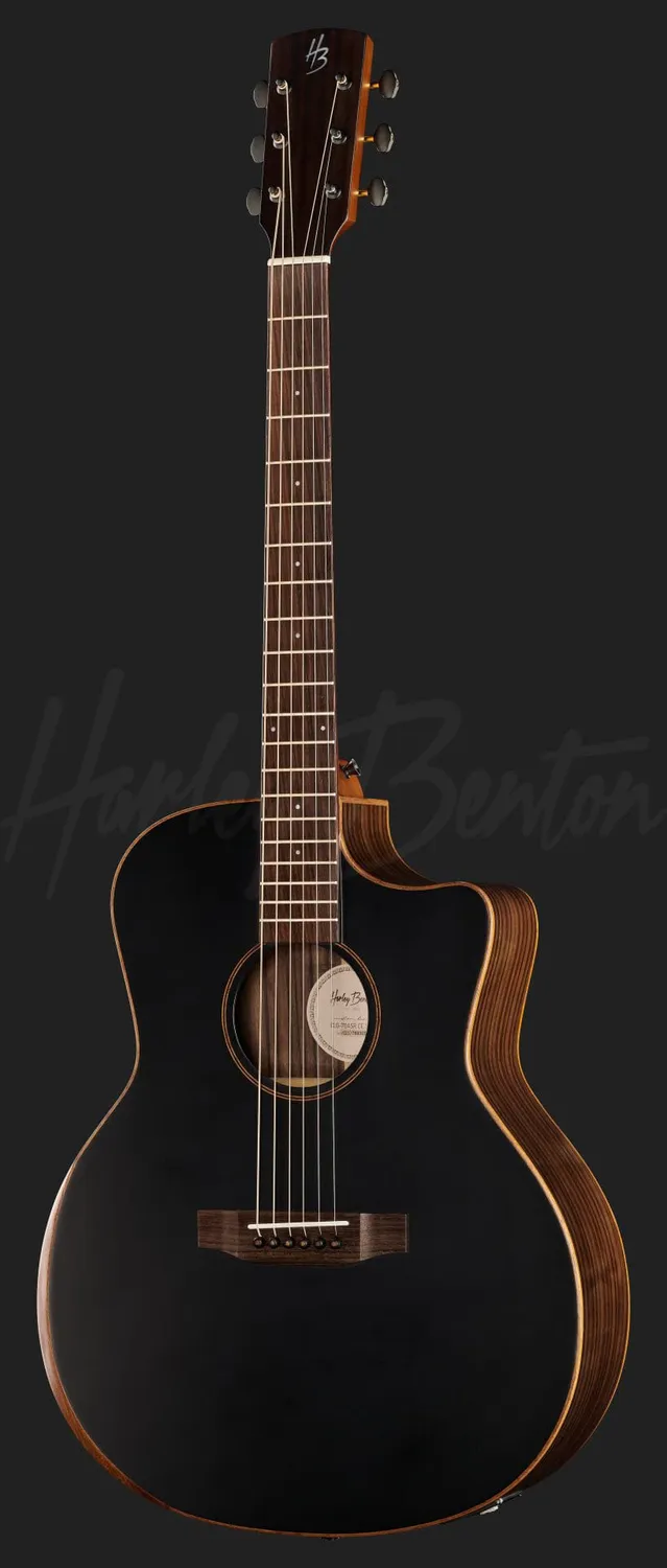 Harley Benton Custom Line CLG-70ASR CE Westerngitarre SBK massiv