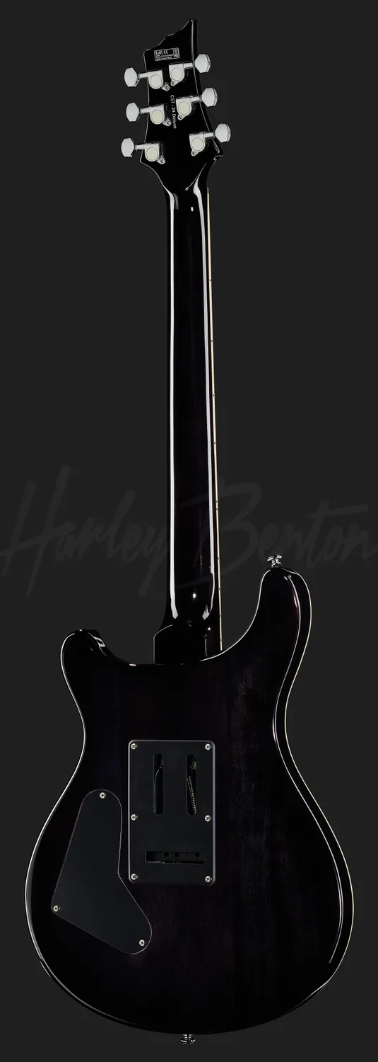 Harley Benton Deluxe Series CST-24T P90 E-Gitarre Black Flame