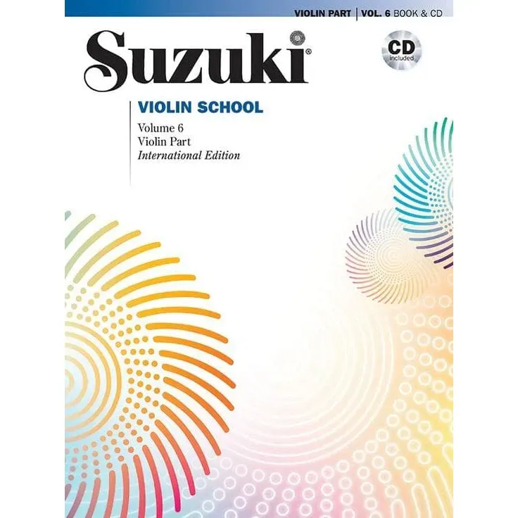 Suzuki Violin School 6 Geigenbuch Buch CD Muttersprache
