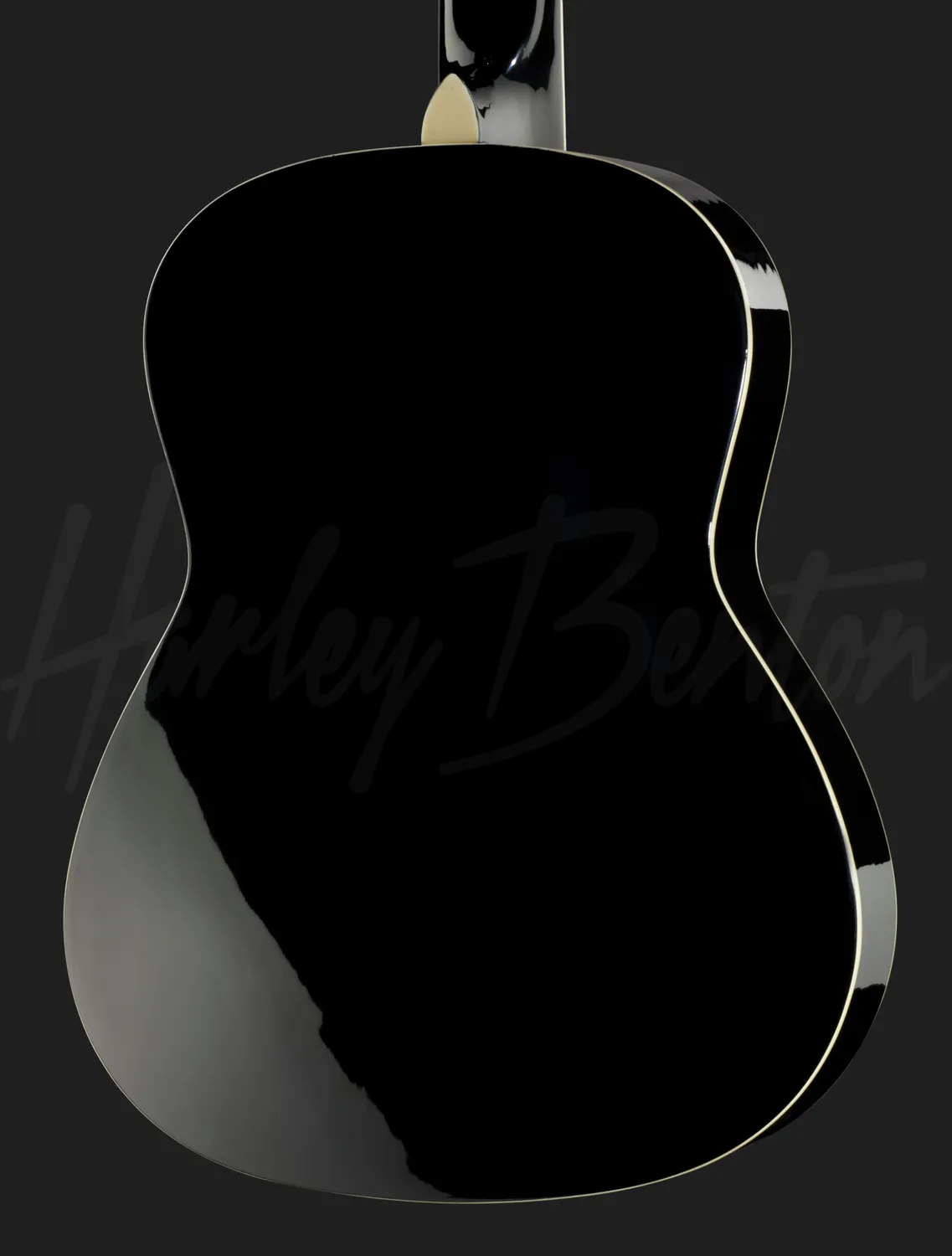 Harley Benton Santos CG200 BK Konzertgitarre Schwarz Nylon
