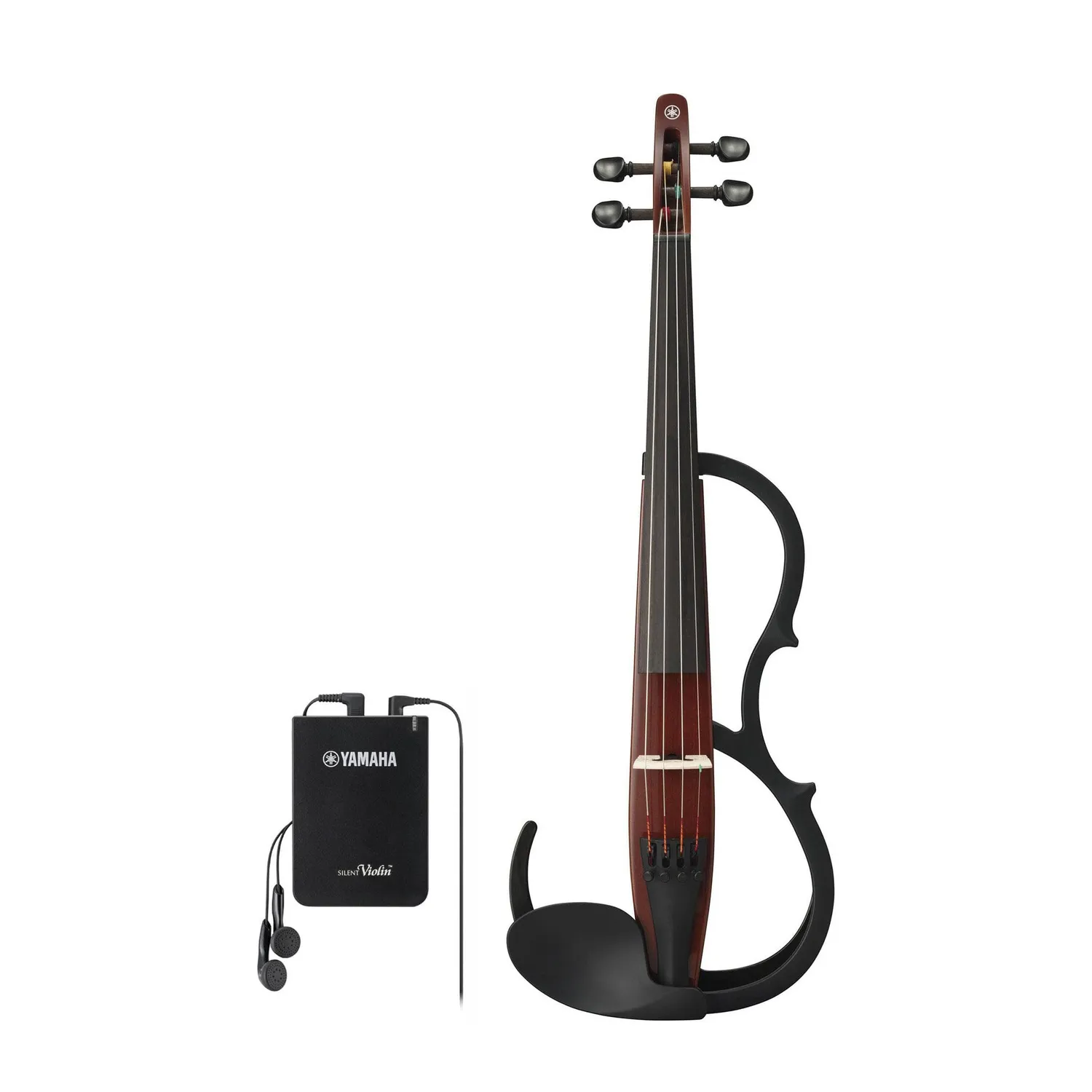 Yamaha YSV104 Silent Violin E-Violine Schwarz übungsfertig