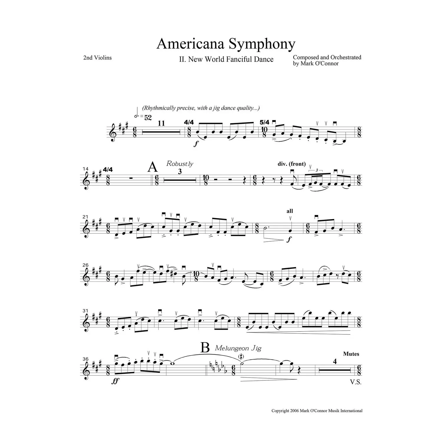 Mark O'Connor Americana Symphony Variations Streicher-Noten Download