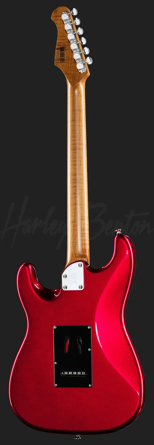 Harley Benton Deluxe ST-Modern Plus E-Gitarre Dark Red HSS