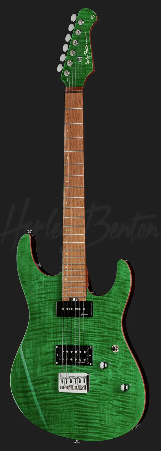 Harley Benton Rock Series HP-42 Signature TT E-Gitarre Roasted P90