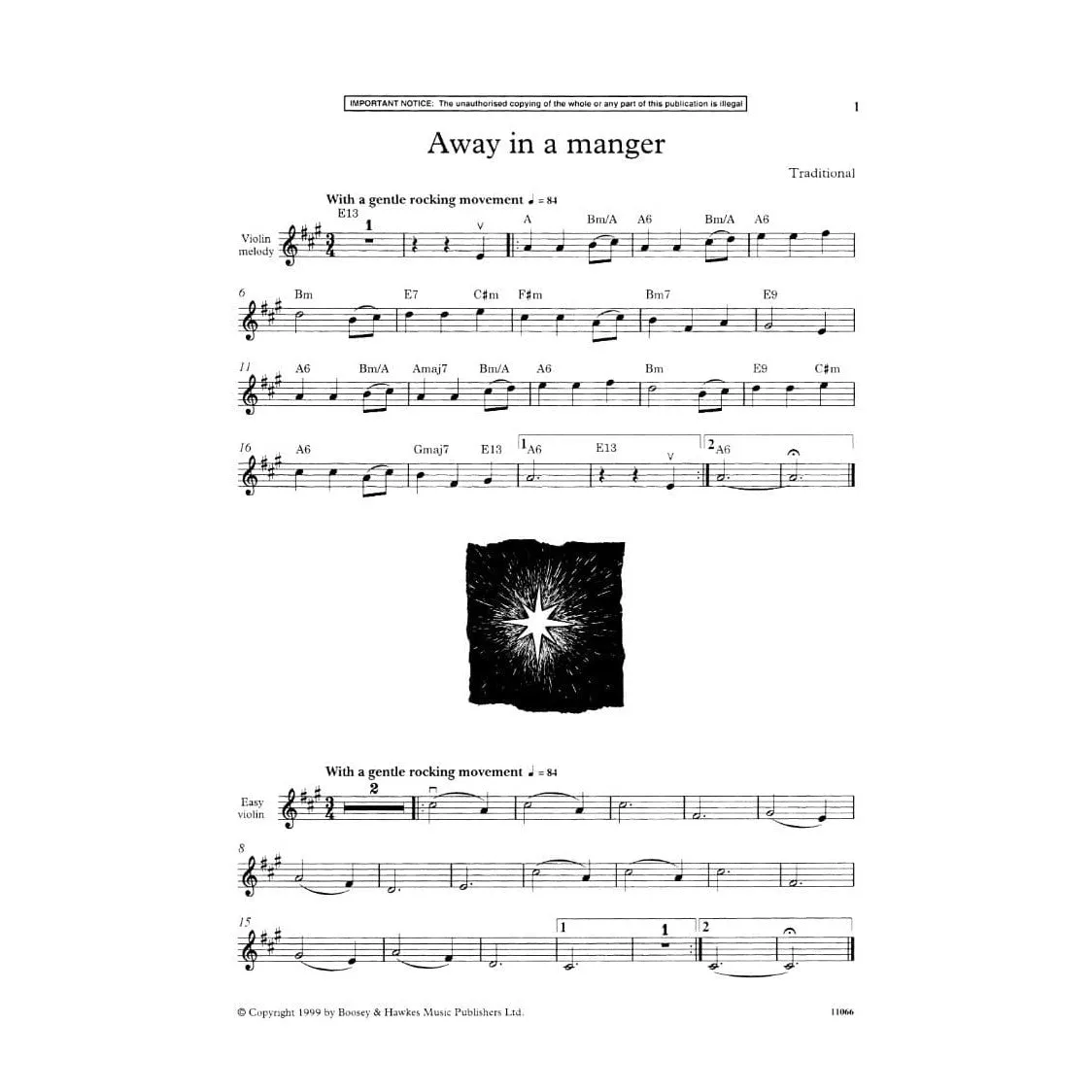 Boosey Jones Christmas Fiddler Noten Violine Klavier
