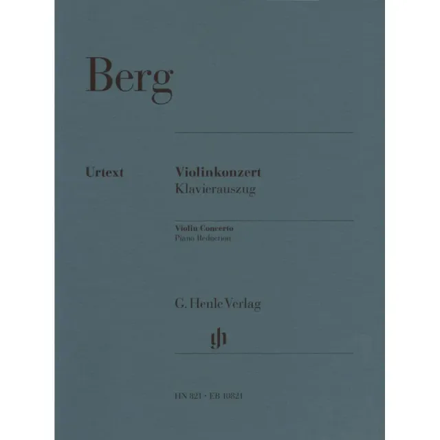 Henle Berg Violinkonzert Noten Violine Klavier Urtext