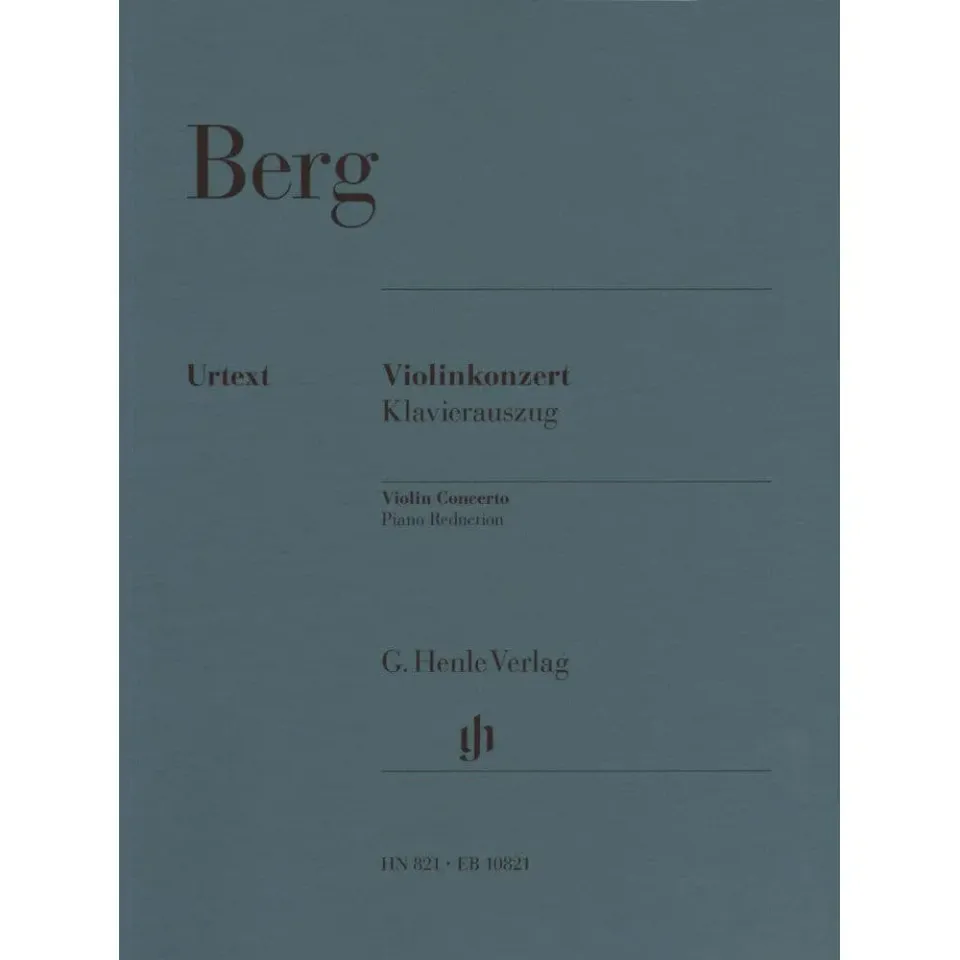 Henle Berg Violinkonzert Noten Violine Klavier Urtext