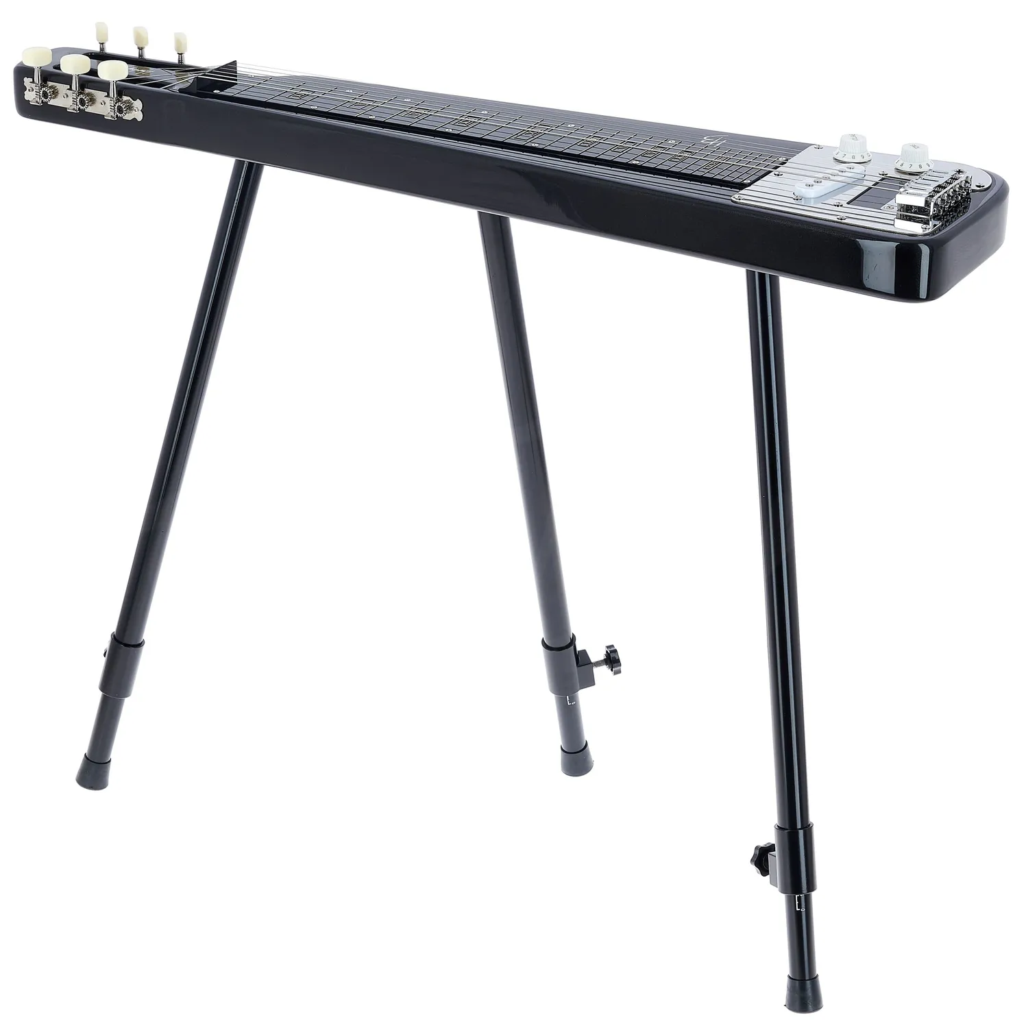 Harley Benton Slider II Lap-Steel-Gitarre Set mit Ständer Tonbar