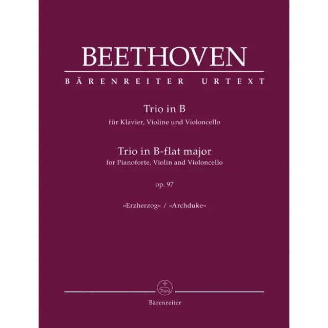 Bärenreiter Beethoven Trio B-Dur op. 97 Noten Urtext