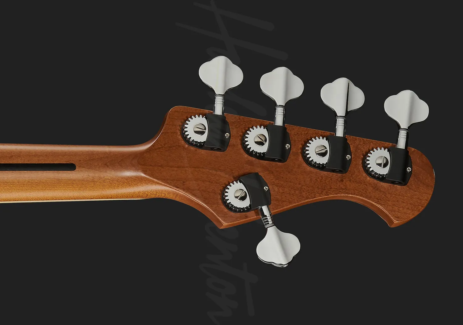 Harley Benton MV-5JB LH E-Bass Schwarz 5-saitig links