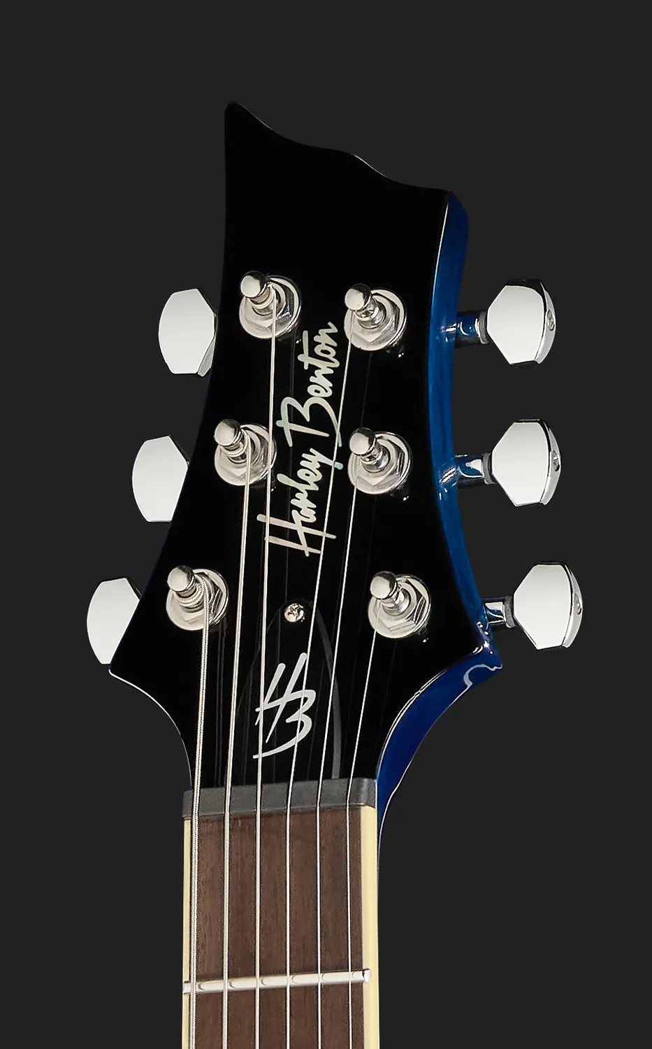 Harley Benton CST-24T P90 E-Gitarre Ocean Flame mit Tremolo