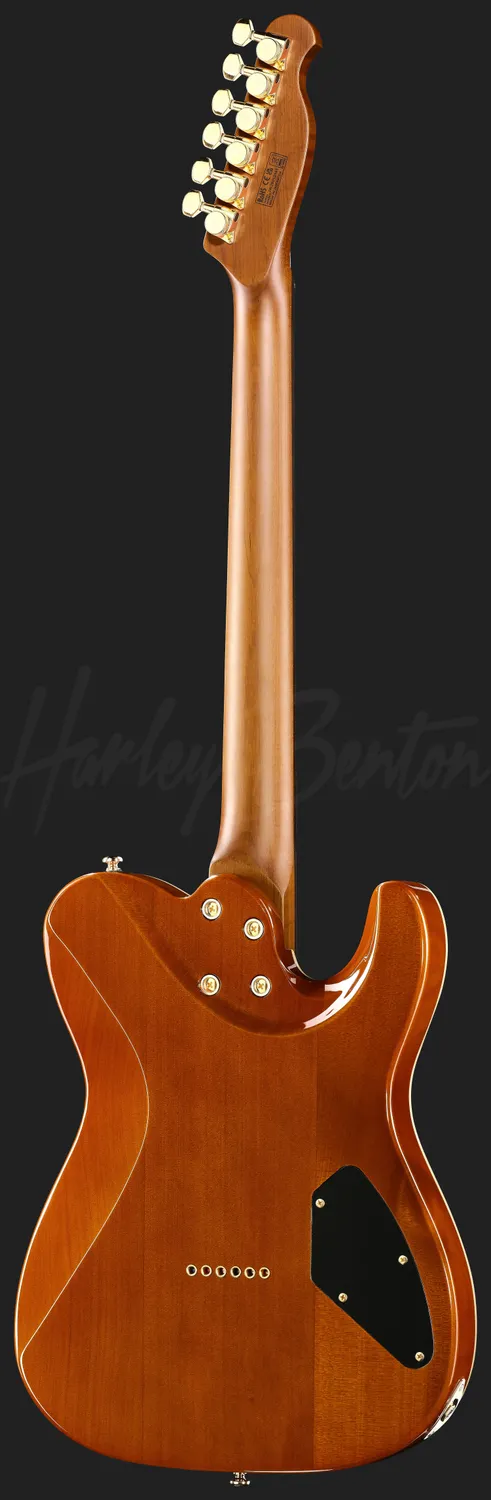 Harley Benton Progressive Fusion-T II Linkshänder E-Gitarre Burst