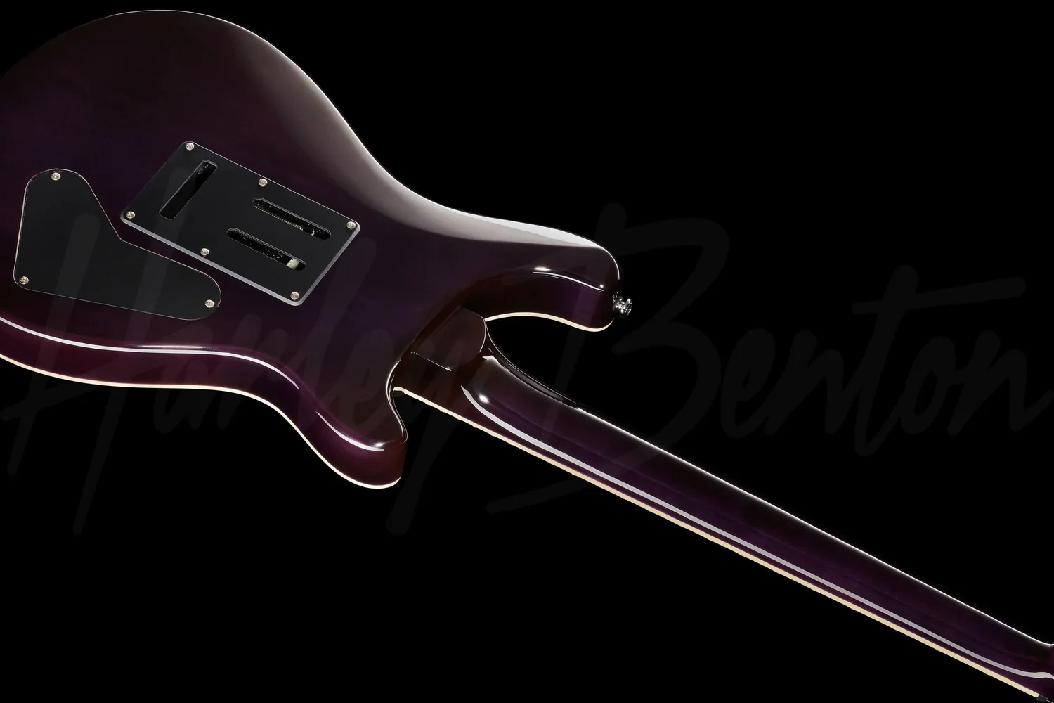 Harley Benton CST-24T E-Gitarre LH purple burst 24 Bünde