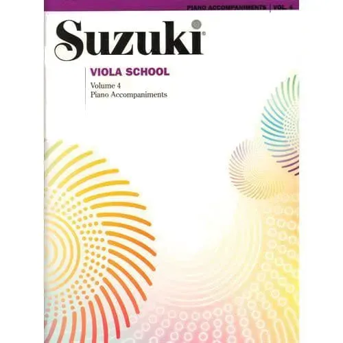 Suzuki Viola School Volume 4 Klavierbegleitung Bratsche