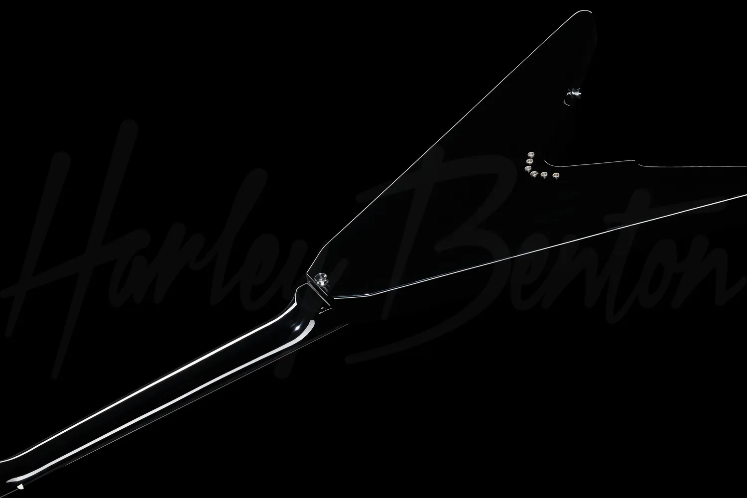 Harley Benton Rock Series Victory-BK E-Gitarre Schwarz