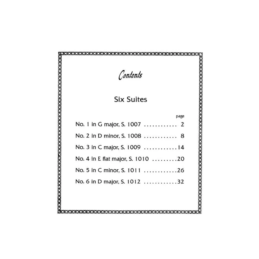 Shar Music Bach 6 Cello-Suiten BWV 1007 Noten Cello Fournier