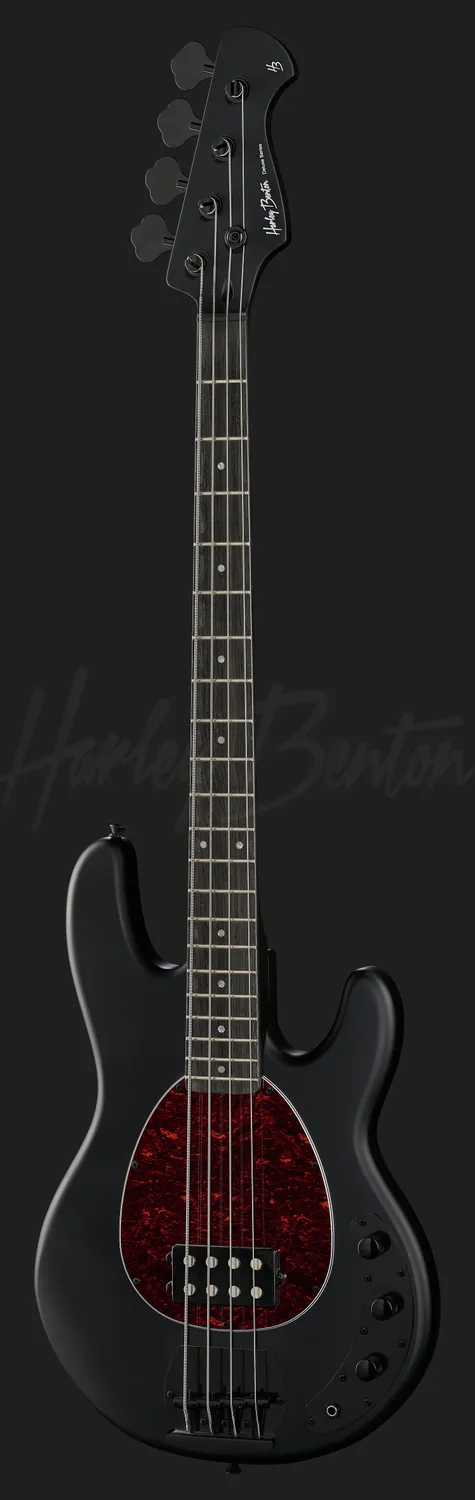Harley Benton Pro Series MB-4 SBK E-Bass Satin Black