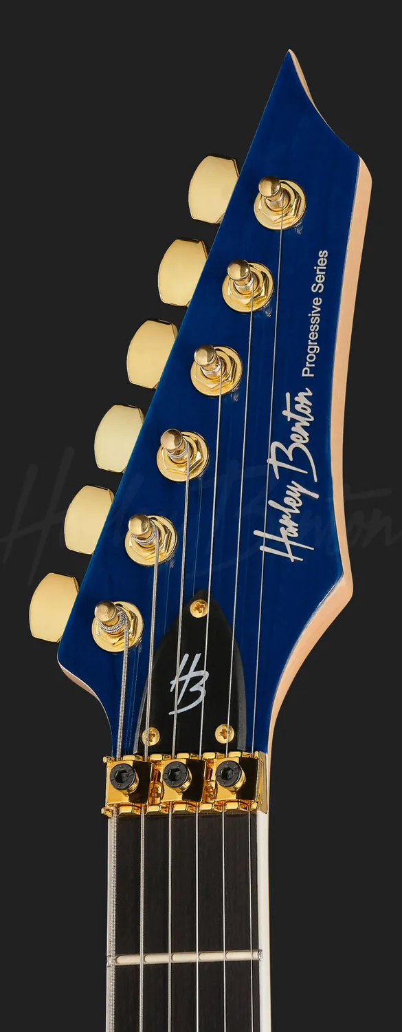 Harley Benton S-620 E-Gitarre Transparent Red Floyd Rose