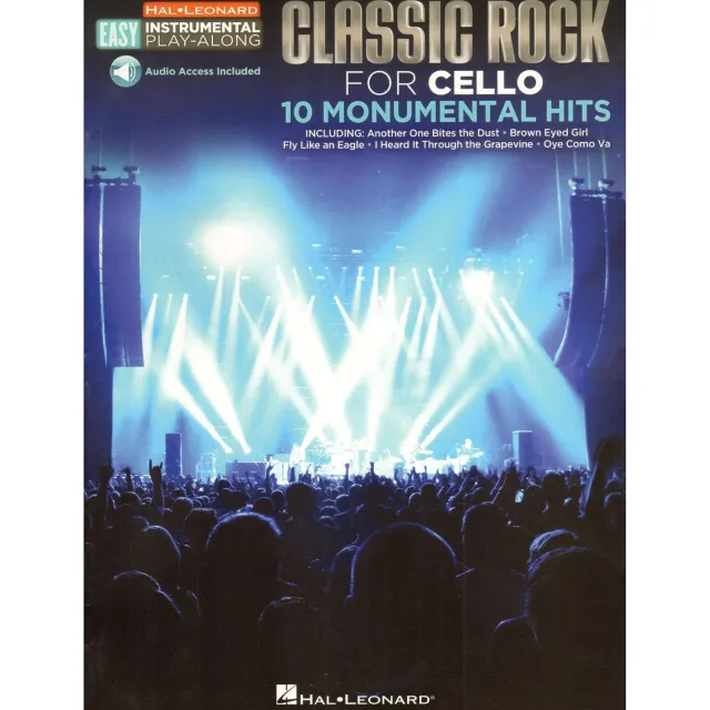 Hal Leonard Classic Rock Cello Cellonoten mit Audio