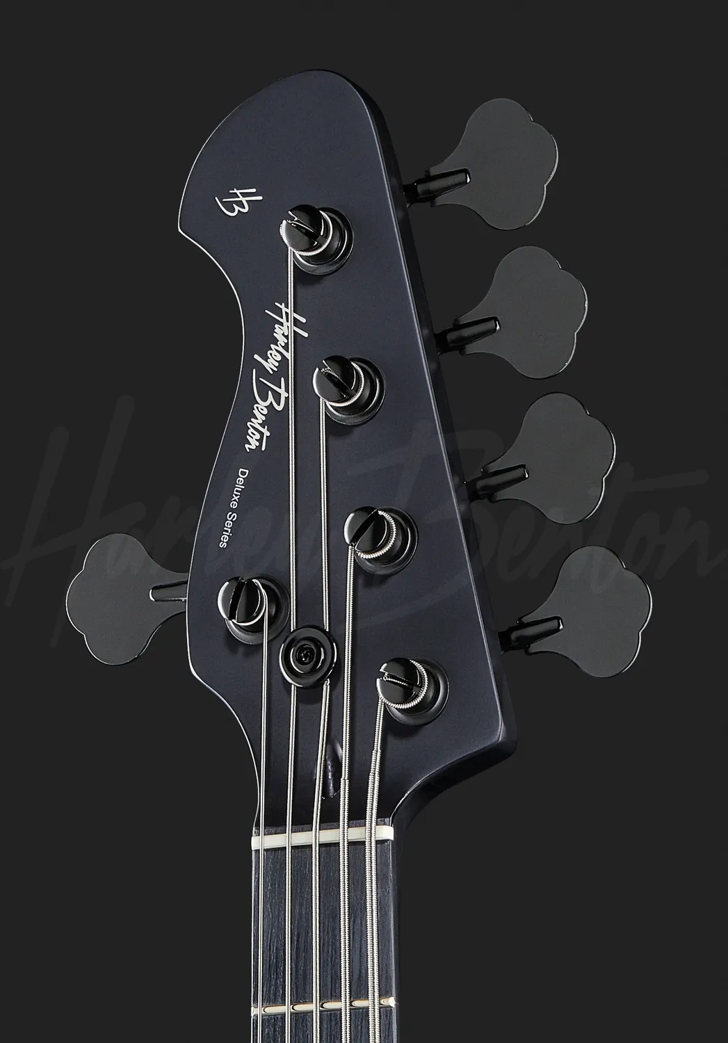 Harley Benton MB-5LH 5-Saiter E-Bass Linkshänder Satin Black