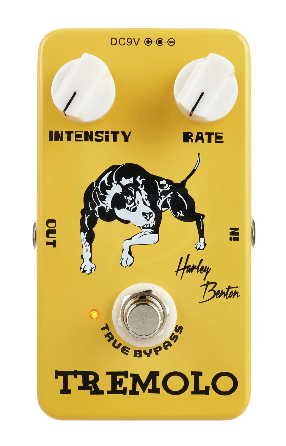 Harley Benton Standard Vintage Tremolo Effektpedal für Gitarre