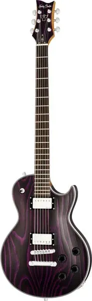 Harley Benton Pro Series Agufish Bariton E-Gitarre Purple Blast