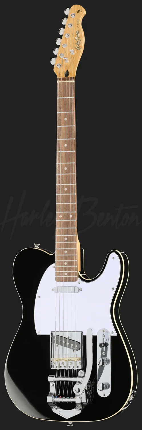 Harley Benton TE-62DB Tremolo E-Gitarre BK Singlecoil