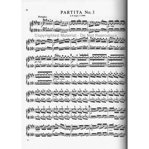 International Bach 6 Sonaten Partiten BWV1001-1006 Noten