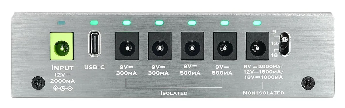 Harley Benton PowerPlant ISO-Li05 Powerbank Netzteil 6-fach isoliert