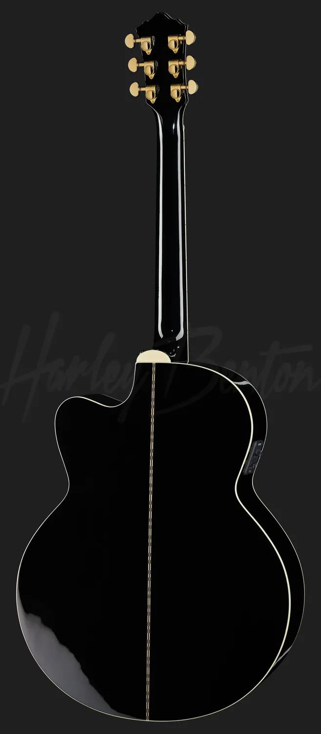 Harley Benton CL King-CE BK Westerngitarre schwarz massiv