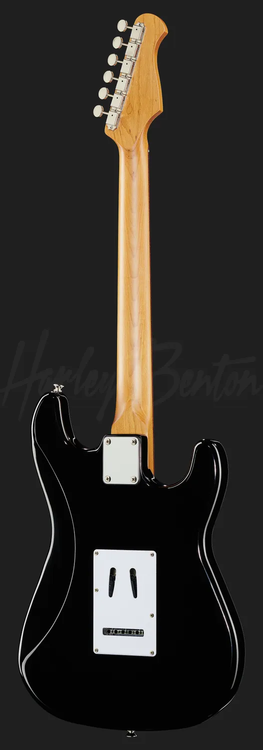 Harley Benton Classic ST-62 LH BK E-Gitarre links schwarz