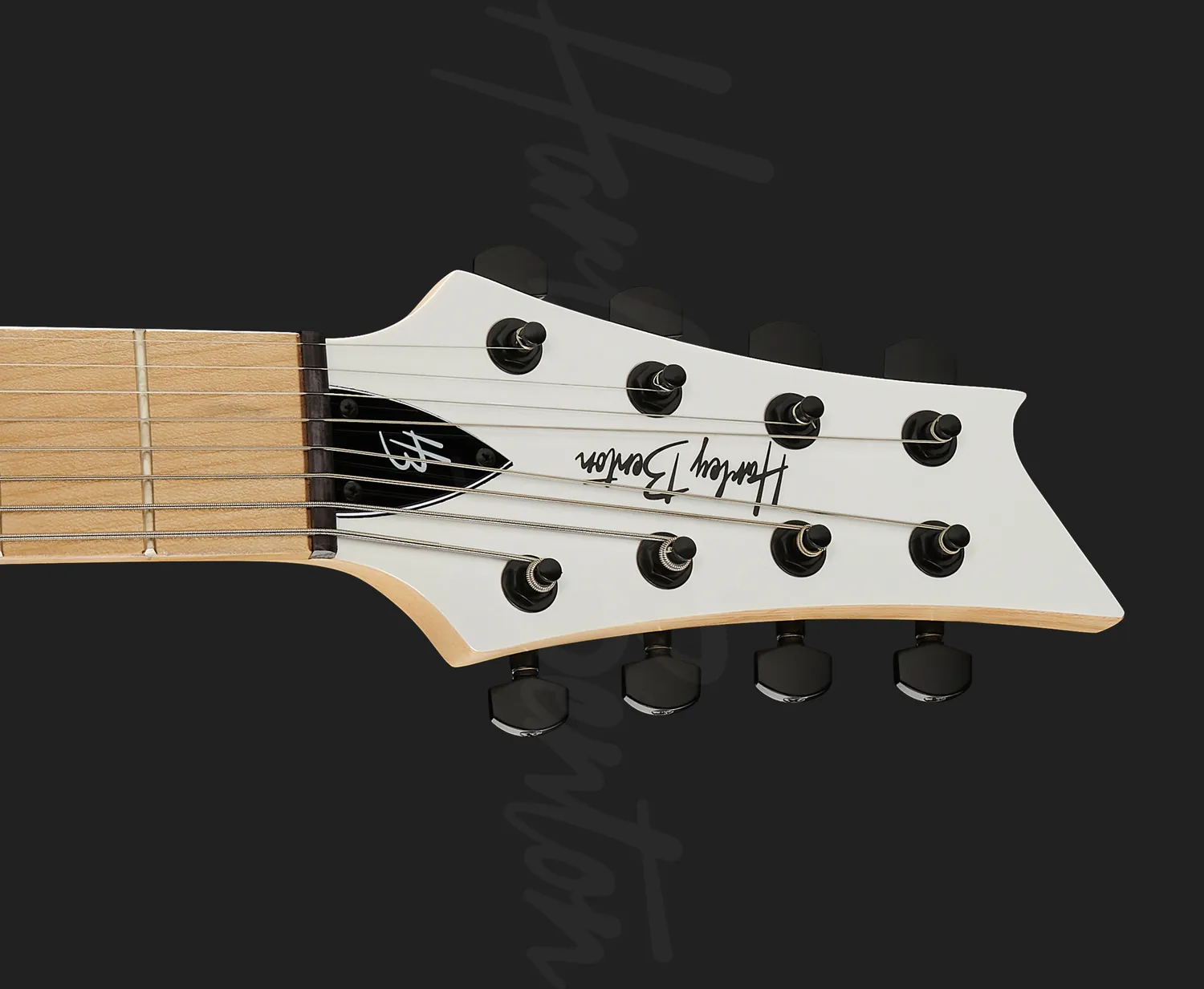Harley Benton Rock Series R-458MN E-Gitarre links weiß 8-saitig