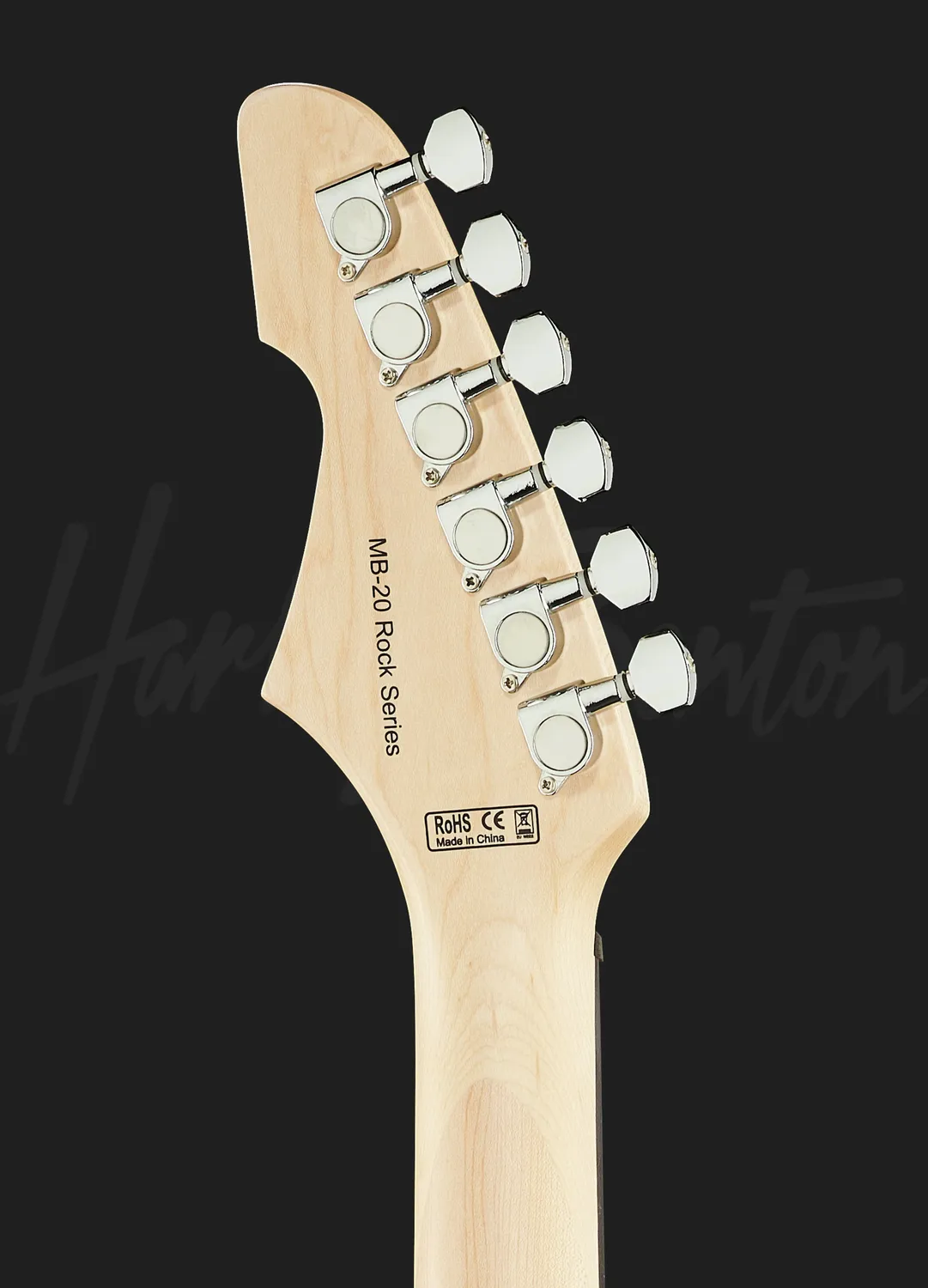 Harley Benton Student MB-20 Black E-Gitarre Schwarz High-Gain